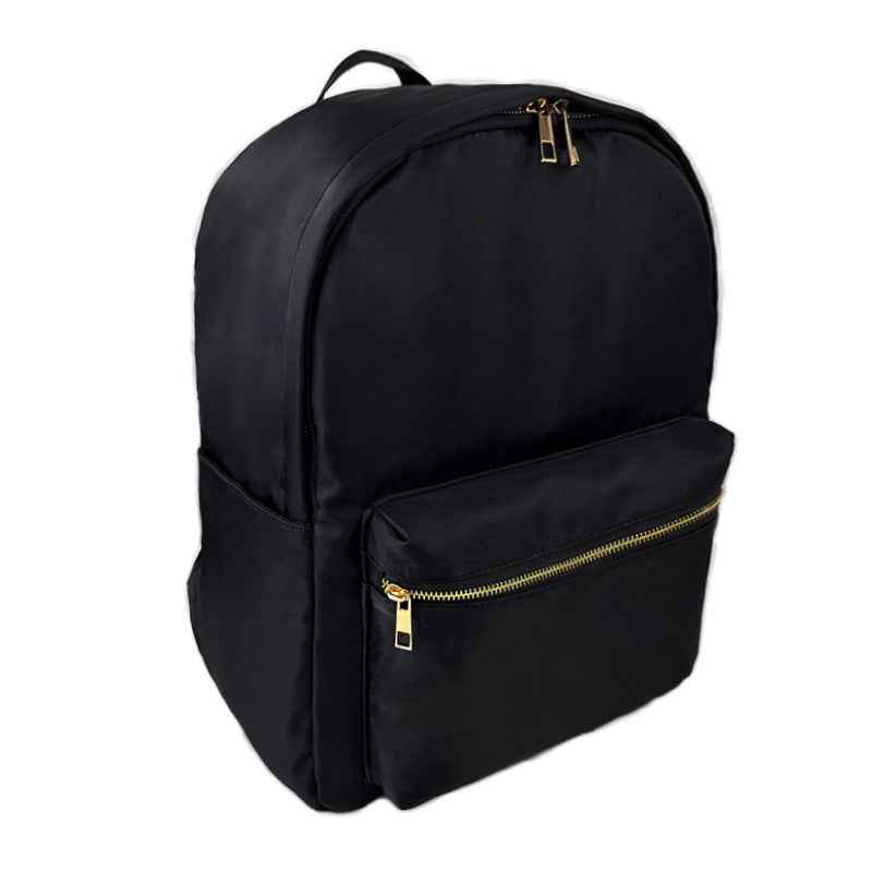 In stock waterproof backpack casual schoolbag large capacity high quality simple backpack school nylon storage bag