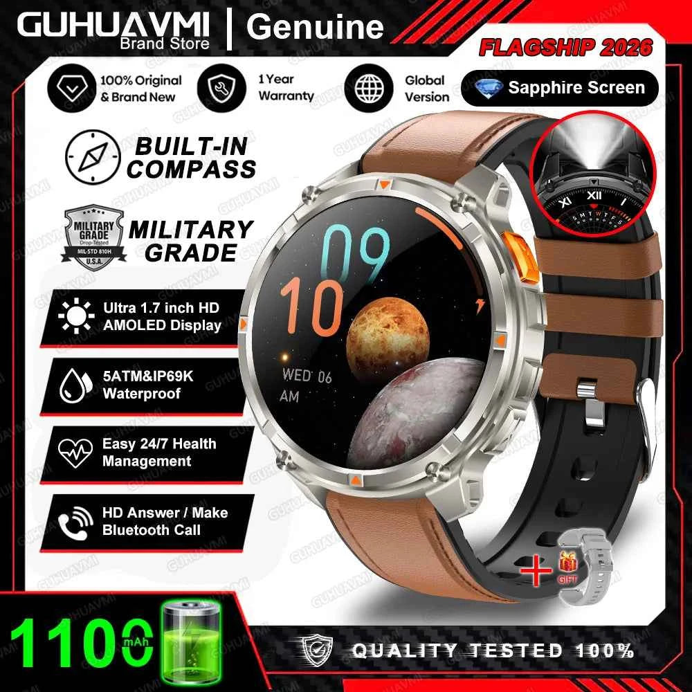 Smartwatch T-Rex 3 Pro Ultra – Edición Militar 1100mAh