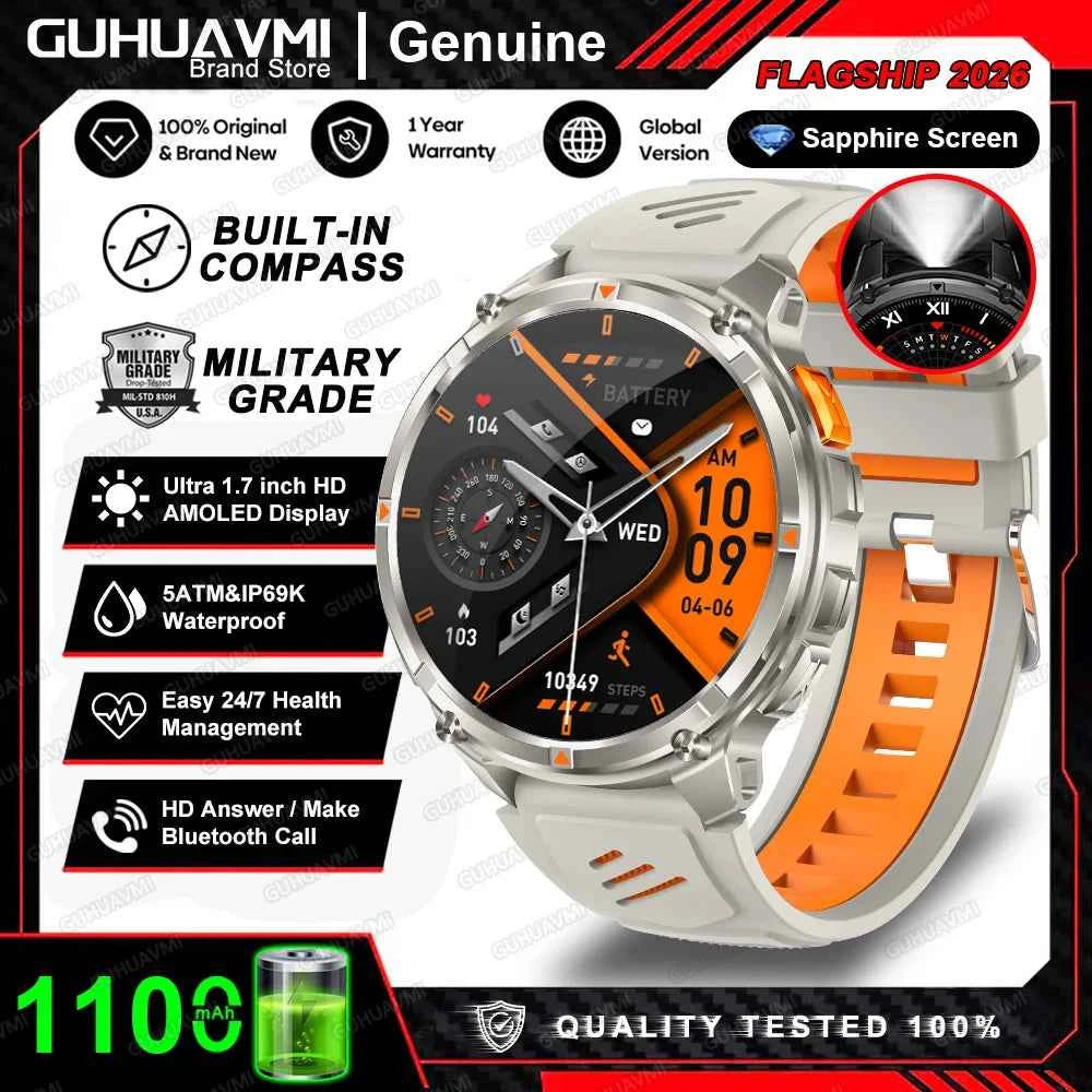 Smartwatch T-Rex 3 Pro Ultra – Edición Militar 1100mAh