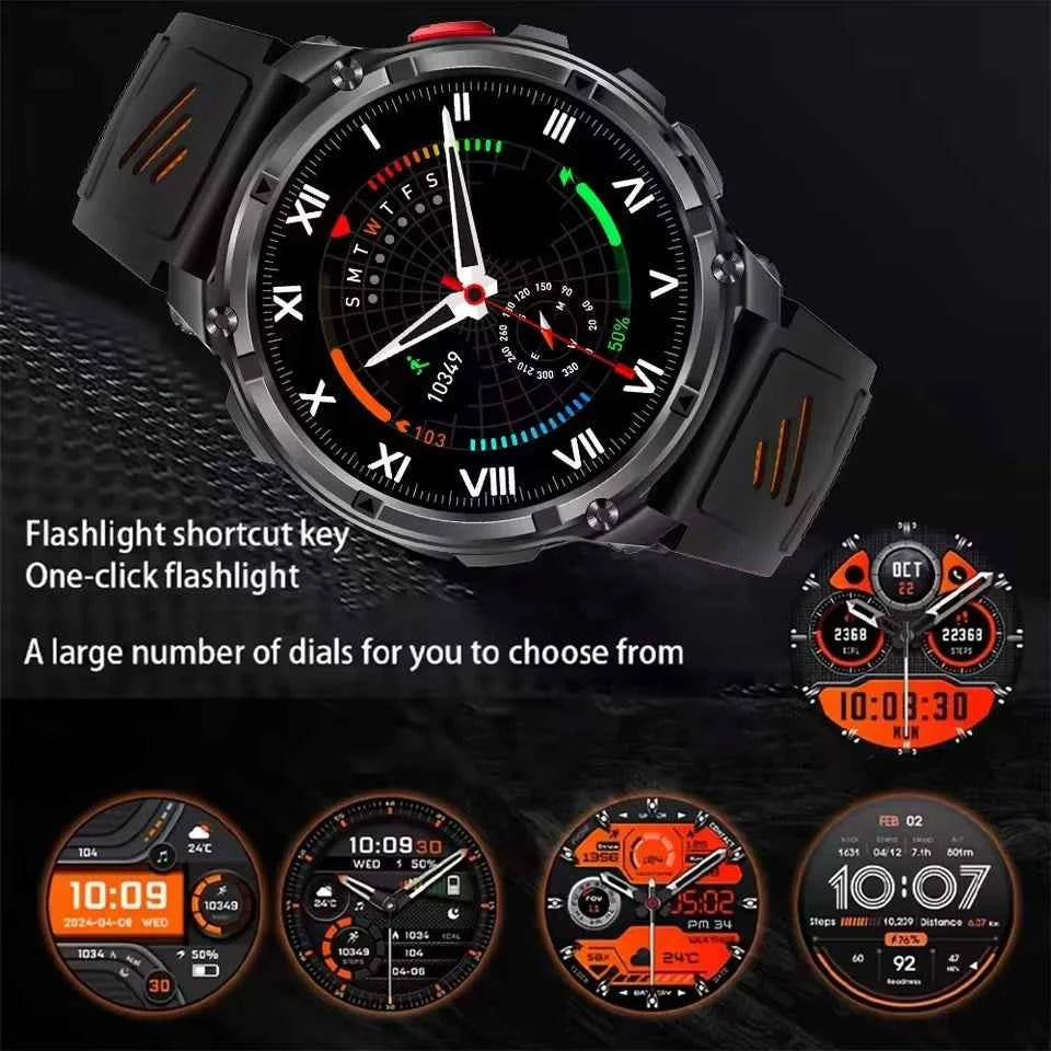 Smartwatch T-Rex 3 Pro Ultra – Edición Militar 1100mAh
