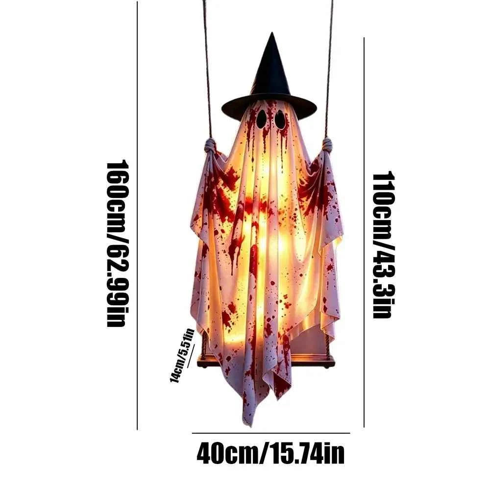 Fantasma Colgante de Halloween – Decoración para Jardín y Exterior