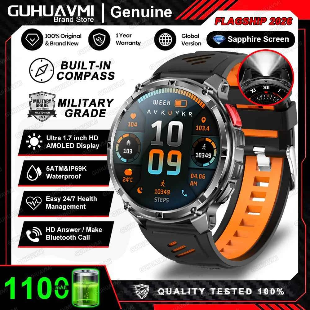 Smartwatch T-Rex 3 Pro Ultra – Edición Militar 1100mAh