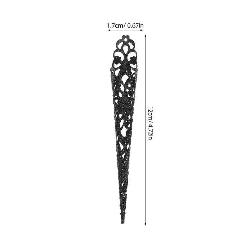 Garras Florales para Dedos – Uñas Decorativas de Halloween y Cosplay